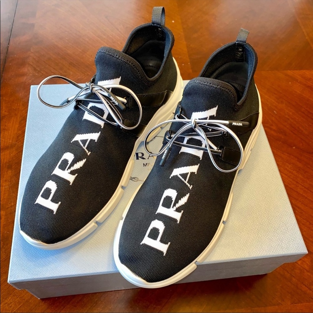 EUC Auth Prada XY Knit Sz 8.5 Sneakers!